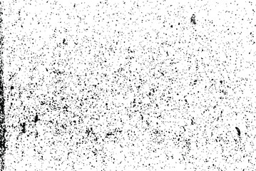 Rustic grunge vector texture with grain and stains. Abstract noise background. Weathered surface. Dirty and damaged. Detailed rough backdrop. Vector graphic illustration with transparent white. EPS10.