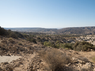 Reserva natural de Dana, en Jordania, Oriente Medio, Asia