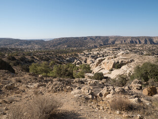 Reserva natural de Dana, en Jordania, Oriente Medio, Asia