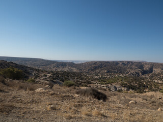 Reserva natural de Dana, en Jordania, Oriente Medio, Asia