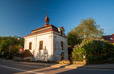 Fototapeta na wymiar Chapel of St. John of Nepomuk in Nove Mesto nad Metuji, Czech Republic
