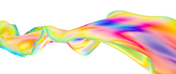 colorful flow poster. Wave Liquid shape