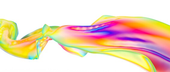 colorful flow poster. Wave Liquid shape