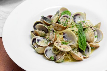 Food at an Italian restaurant