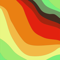 Vintage Retro Color Backgrounds Set from the 70s. Wallpaper, Wrapping paper.