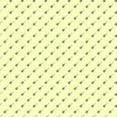 Seamless retro vector pattern with guitars. Musical. Pattern can be used for wallpaper, fills, web page background, surface textures, wrapping paper.