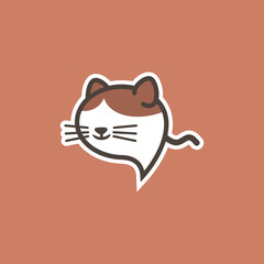 Talk Cat Logo Design