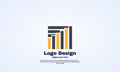 stock abstract finance business logo icon vector isolated