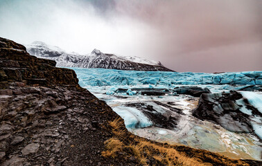 Iceland Blue Glacier Field