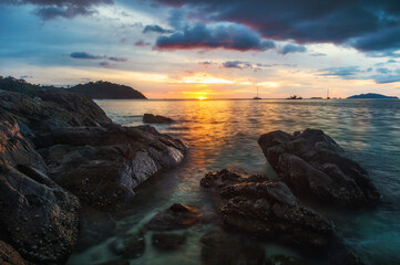 sunset on Koh Lipe island