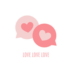 Happy Valentine's Day lettering banner	
