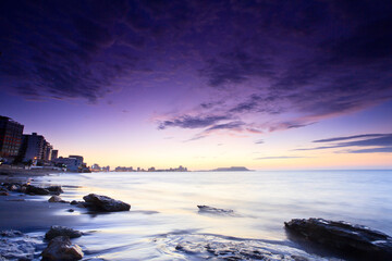 Salinas beach Ecuador sunset travel