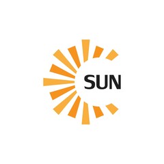 sun illustration logo