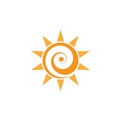 sun illustration logo