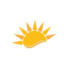 sun illustration logo