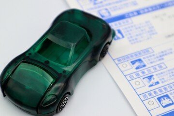 車の保険をイメージ