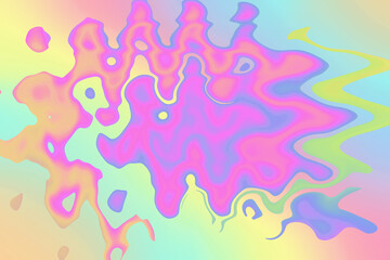 Colorful blur background with abstract liquid design