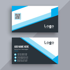 Modern geometric business card