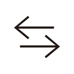 Exchange icon vector symbol illustration