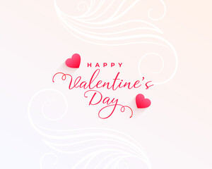 simple valentines day greeting design