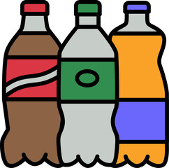 Soft Drink Icon. Drink and Beverage concept outline style icon