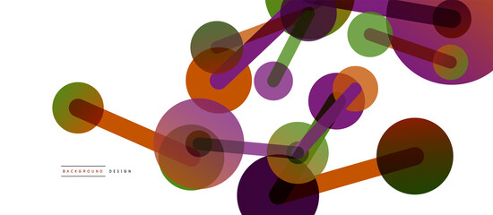 Network concept abstract background. Dots connection. Big data idea. Business template for wallpaper, banner, background or landing