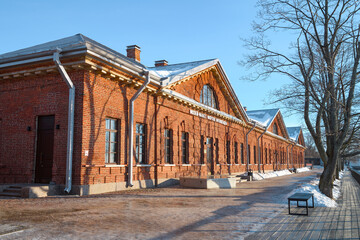 Ancient building of Dutch kitchen (building for cooking by crews of foreign ships) on a sunny...