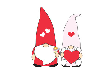 Two gnomes fall in love with each other