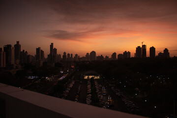 Sunset in Panama City