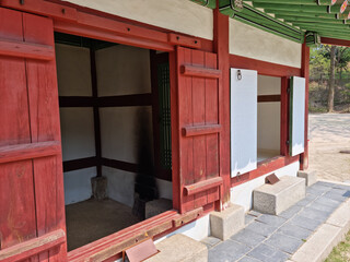 Hanok, an old Korean traditional house.