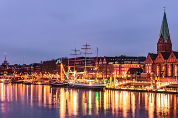 Bremen blaue Stunde