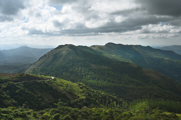 View from Mulayangiri peak, Karnataka