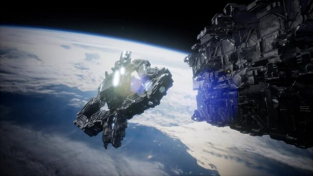 Flying an Animated Space Station