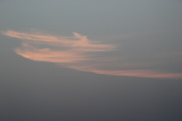 sunset in the clouds