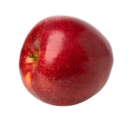Fresh red apple isolated on white background, With clipping path