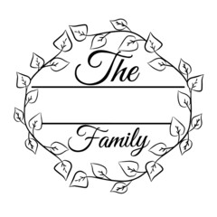 Family Name Monogram Bundle is suitable for t-shirt, laser cutting, sublimation, hobby, cards, invitations, website or crafts projects. Perfect for magazine, news papers, posters, in branding.