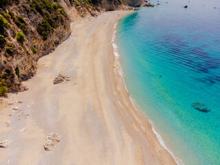 Corfu sea coasy line