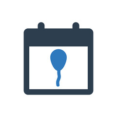 Birthday schedule icon