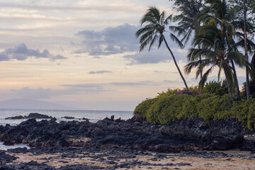 Beach landscape taken from Hawai, Maui, West Coast