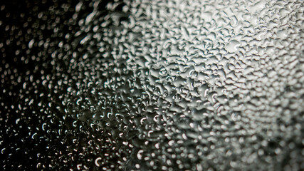 密集している水滴、