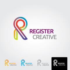 R Letter Logo Concept and Logotype