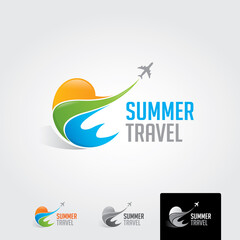 Fototapeta na wymiar travel logo vector illustration