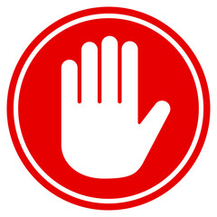 ストップの看板 Stop sign.