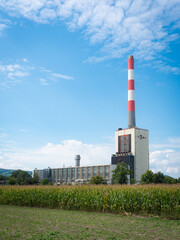 Fototapeta na wymiar Korneuburg Caloric Power Plant in Lower Austria