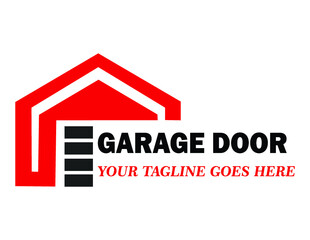 garage building logo design vector inspiration