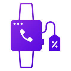 smartwatch icon illustration
