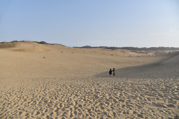 夕刻の鳥取砂丘