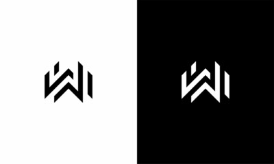 Initial Letter W Lettermark Logo Vector Design	