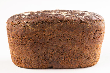 Freshly baked bread on white background. File contains clipping path.