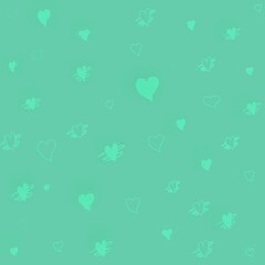 cute mini heart shape on the texture paper background for valentines day and minimalistic love card.